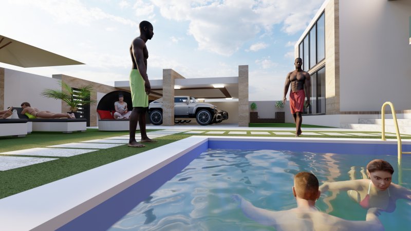 Villa moderne pour vacances